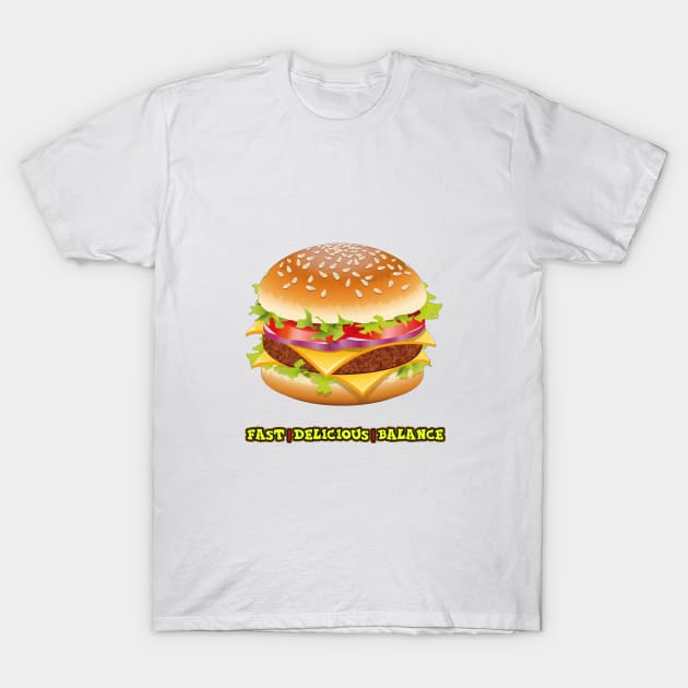 Give Me A Burger T-Shirt by iQdesign